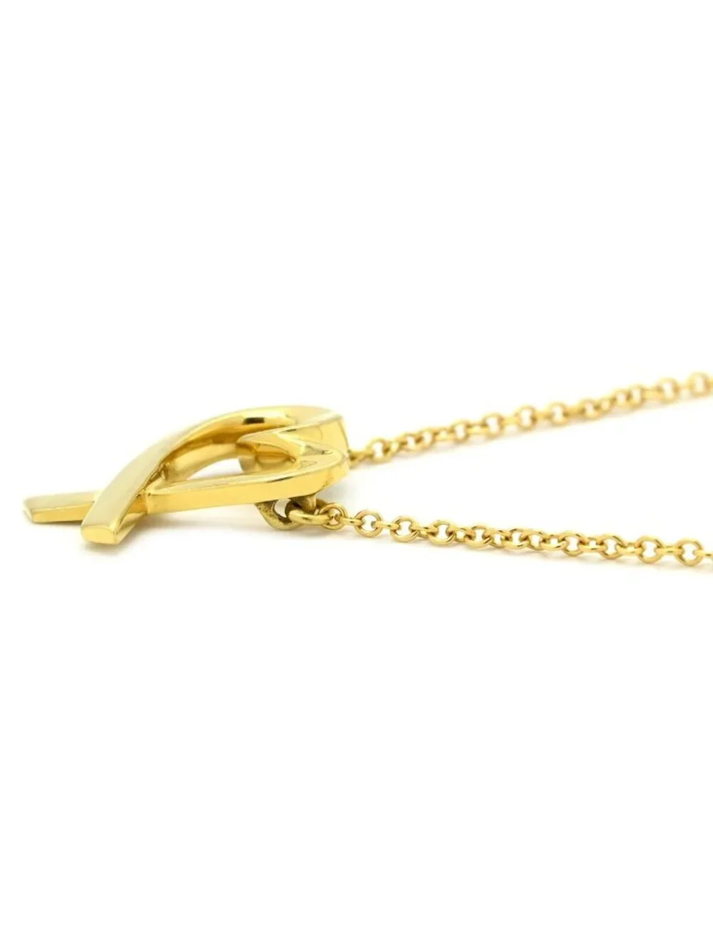 Tiffany & Co Necklace Loving Heart Yellow Gold YG T& Paloma Picasso